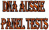 DNA Aussie 
Panel tests