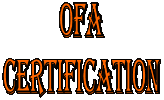 ofa
certification